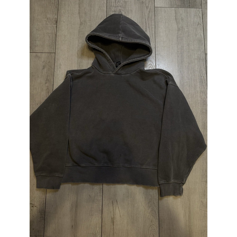 Dark Grey Vintage‎ Wash Hoodie Size M Woman